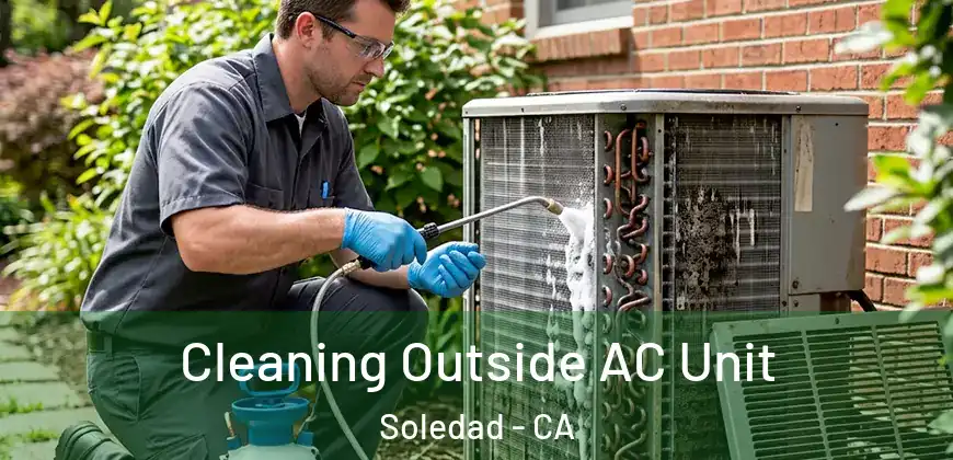 Cleaning Outside AC Unit Soledad - CA